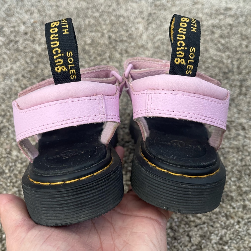 Dr. Martens Pink Kids Sandals - Picture 5 of 8